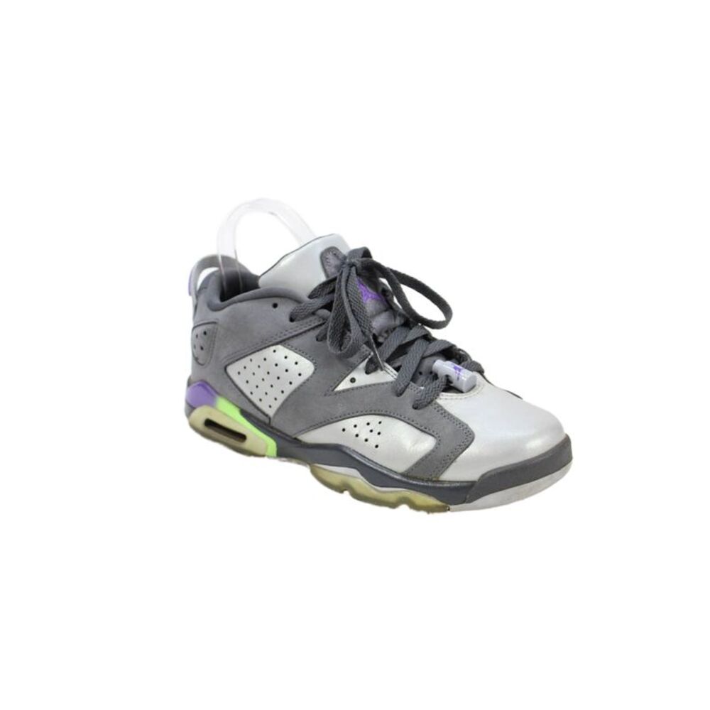 Air Jordan Boys Lace Up Air Jordan 6 Retro Low GG Sneakers Dark Gray Size 7